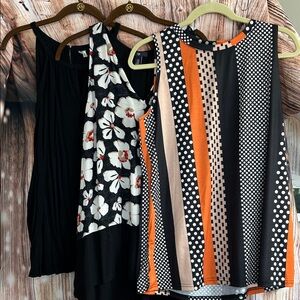 3 XL Women's Sleeveless Top - Black